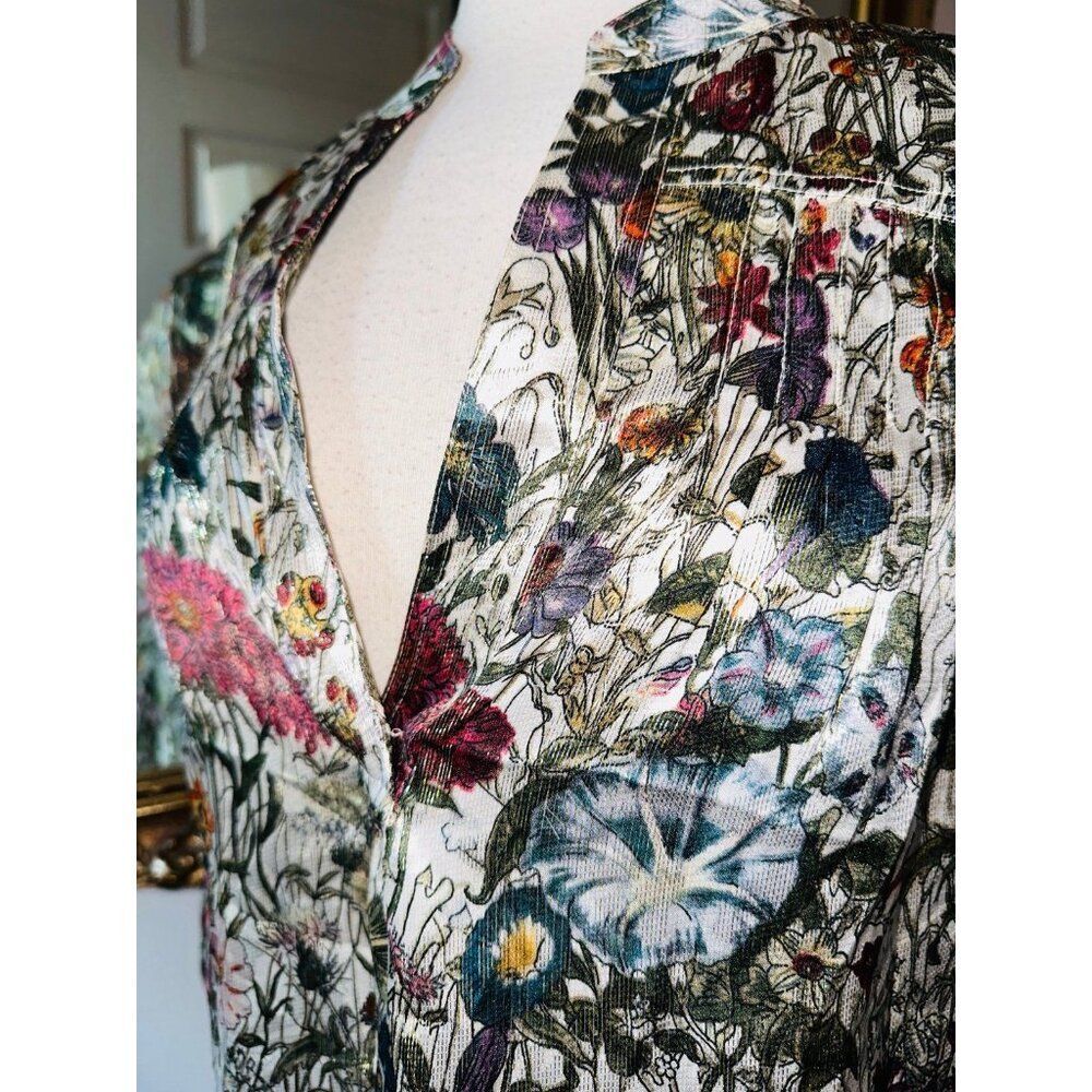 Tory Burch Floral Print Tunic - Multicolor - Picture 4 of 9